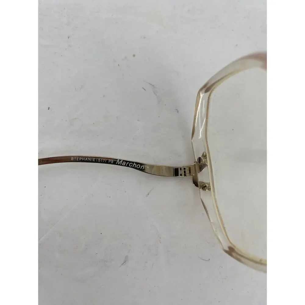 Marchon Marcolin Stephanie Vintage Pink Butterfly Eye Glass Frames Only